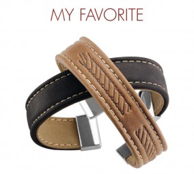 Leder Manschetten-Armbänder