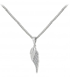 Anhänger Flügel Engelsflügel aus 585 Gold Weissgold Halsschmuck