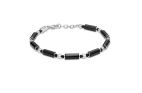 Police Herenarmband schwarzer Onyx