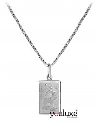 Sternzeichen Steinbock - Anhänger aus 925 Echt Silber