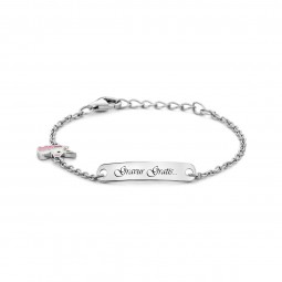 Einhorn Gravur Kinder Armband 925 Silber