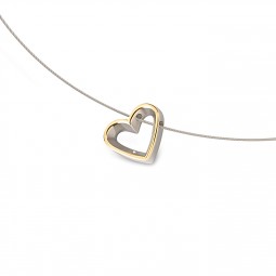 Boccia Damen-Anhänger Titan Herz 07014-02