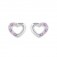Lillifee Ohrstecker Herz Silber 925 rhodiniert