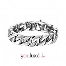 Herren Armband aus Edelstahl, 21,5 cm, Herrenarmband