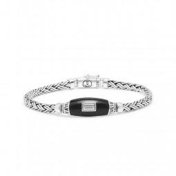 BudhatoBudha ARMBAND KATJA XS SCHWARZ ONYX