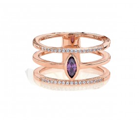 Roségold Ring 925 Silber