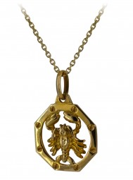 Sternzeichen Anhänger Krebs 585 Gold