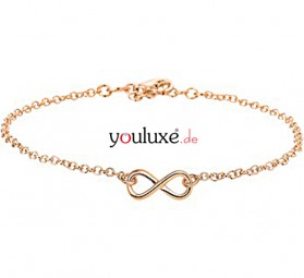 Fußkette Damen 925 Sterlingsilber Infinity Unendlichkeit