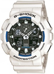 Casio G_Shock Herrenuhr Weiß GA-100B-7AER
