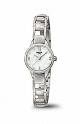 Boccia Damen Analog Quarz Uhr mit Titan Armband 3277-01