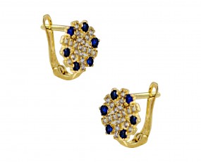 Gold 585 Kinder Ohrringe Creolen Halbcreolen