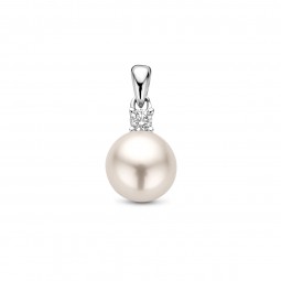 Perlen Anhänger mit Zirkonia 925 Silber