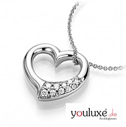 Anhänger Herz Swing inkl. Ankerkette 925 Silber