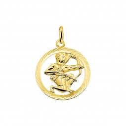 Wassermann Sternzeicen Anhänger 585 Gelbgold