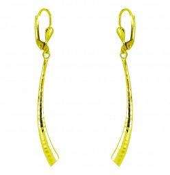 Ohrringe und Ohrhänger mit Brisuren aus Gold 585