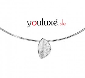 Halsreif Omegareif 45 cm mit Anhänger 925er Silber Sterlingsilber