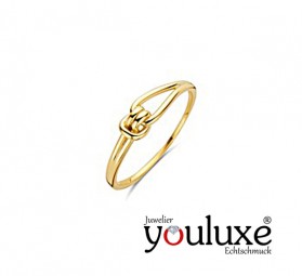 Damenring Ring Knoten Trendsymbol 585 Gelbgold