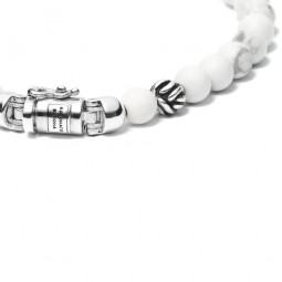 Armband Spirit Bead Mini weißer Howlith