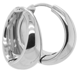 Damen-Ohrringe Titan Creolen