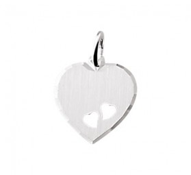 Gravurplatte Hezform 585 14 Kt Weißgold