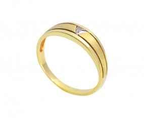 Damenring Goldring 585 gelbgold