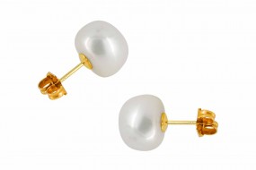 perlen ohrstecker gold 585