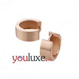 Damen Ohrschmuck Creolen IP Rosegold