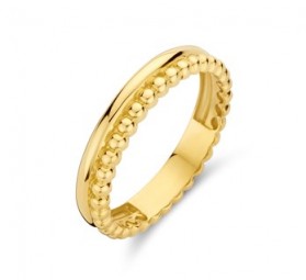 Goldring-585-Gold-Gelbgold-14K-Ohne-Stein-Damenring