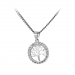 Lebensbaum Kette mit Anhänger Silber 925