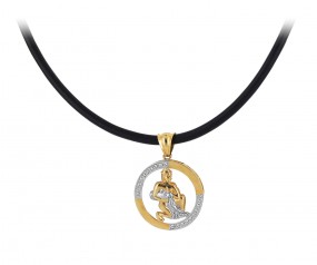 Sternzeichen Anhänger Wassermann 585 Gold Gelbgold