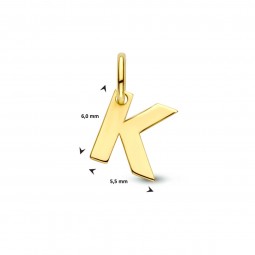Klein Anhänger Buchstabe (K) 585 Gold