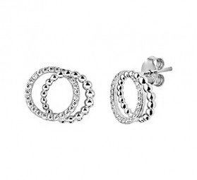 Ohrstecker mit Kreis Silber 925