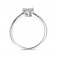 Herzring_Vorlobungsring_Damenring aus 925er Silber mit Zirkonia