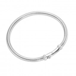 Schlangenkette Armband 925 Silber rhodiniert