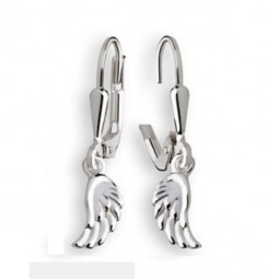 Kinder und Jugendliche-Bouton 'Flügel' Sterling-Silber 925 rhodi