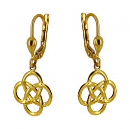 585-Gelbgold Paar Ohrringe Ohrhänger Ohrschmuck BRISUR Damen Ohrhänger