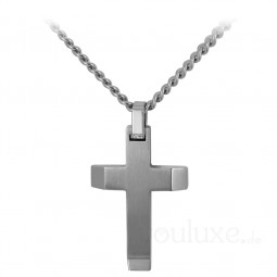 Unisex Kreuzanhänger Edelstahl 316 ES