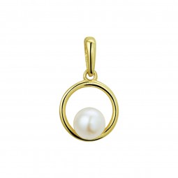 Perlen Anhänger Zuchtperle 585 Gold
