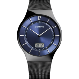 BERING Herren-Armbanduhr Analog Radio controlled Edelstahl 51640-227