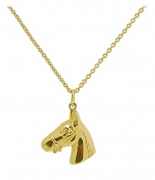 Anhänger Pferdekopf 585 Gold