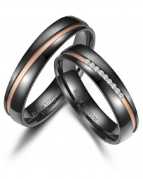 Schwarz_Trauringe Hochzeitsringe Black Titanium