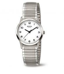 Boccia 3287-01 Damen Elastischearmbanduhr Titanium 29mm