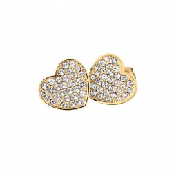 Tommy Hilfiger Ohrstecker Herz IP Goldplattiert 2700655