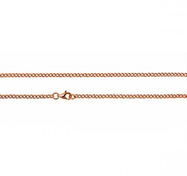 Panzer-Ketten Edelstahl aus PVD Roségold