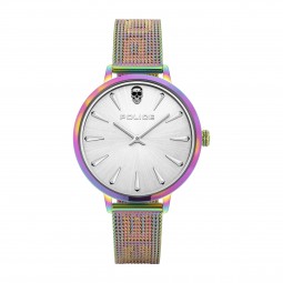 Police PL.16035MSRW/04MM Uhr Armbanduhr Damen Edelstahl Milanaise