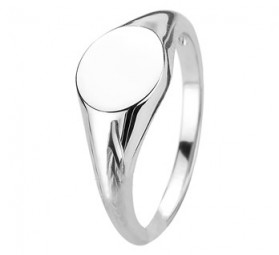 Siegelring 925 Sterling Silber, oval