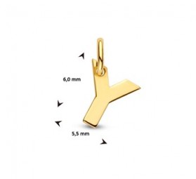 Gold Buchstaben Anhänger Buchstabe - Y - Gold 585