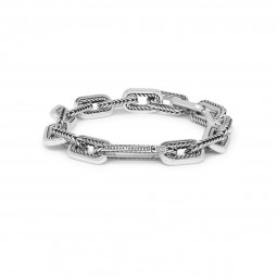 BUDDHA TO BUDDHA 925 STERLING SILBER BARBARA LINK ARMBAND