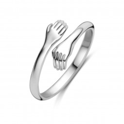 Umarmungsring „Stärke“ aus 925 Sterlingsilber.