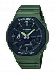 Casio G-Shock Uhr GA-2110SU-3AER mit grüne Armband